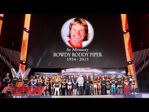 The entire WWE roster honors WWE Hall of Famer 