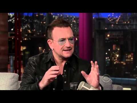 Bono on David Letterman 26 September, 2013