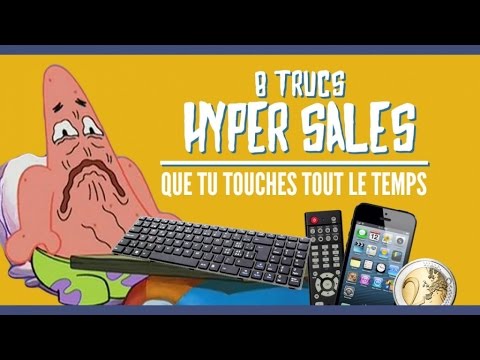 8 trucs les plus sales que tu touches tout le temps (TopitoTV)