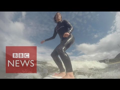 World's longest man-made wave set to open in Wales - BBC News