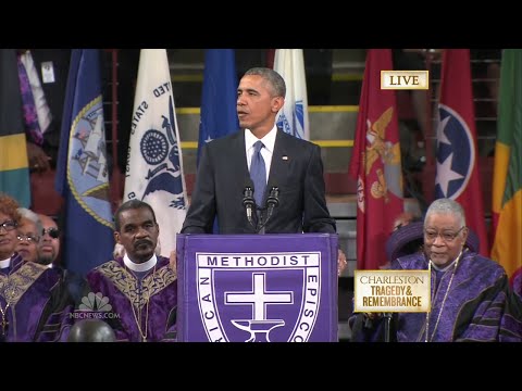 President Obama Delivers Eulogy at Charleston Shooting Funeral of Clementa Pinckney [FULL SPEECH]