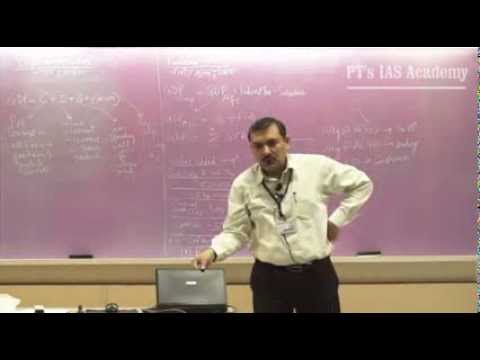 PT's IAS Academy - Sample Lecture 2 - Indian Economy (GDP & GNP calculation)