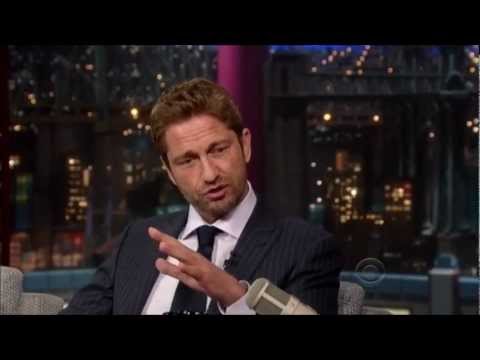 Gerard Butler on David Letterman [14 March, 2013]