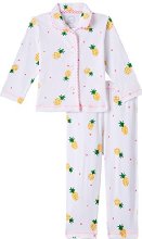 Claesen's Holland Girls' Pyjama (CL 333_Pinapple/Pink Dots_13 - 14 years)