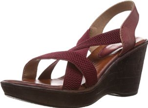 Catwalk Women's Maroon Fashion Sandals - 5 UK