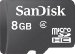 Sandisk 8GB MicroSDHC Class 4 Memory Card