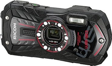 RICOH 防水デジタルカメラ RICOH WG-30 エボニーブラック 防水12m耐ショック1.5m耐寒-10度 RICOH WG-30 BK 04591