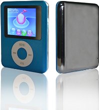 iMusicoo 16GB MP4 player Big and Clear Sound MP3 Music Player with FM Radio, Video and Voice Recorder-Blue