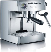 Graef Siebträger-Espressomaschine ES 85, Aluminium silber - Edelstahl matt