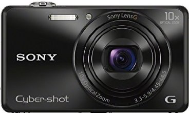 Sony DSC-WX220 Digitalkamera (18 Megapixel, 10-fach opt. Zoom, 6,8 cm (2,7 Zoll) LCD-Display, NFC, WiFi) schwarz