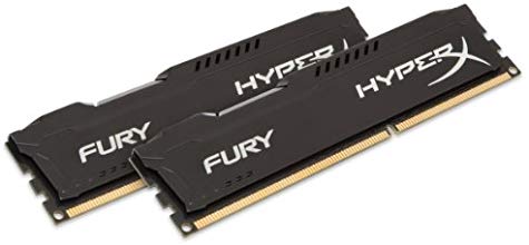 Kingston HyperX Fury - Memoria RAM de 8 GB (1866 MHz DDR3 Non-ECC CL10 DIMM, Kit 2x4 GB), Negro