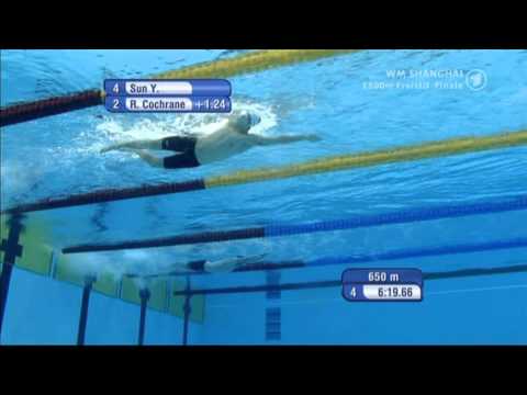 Sun Yang Front Crawl Technique (Under Water & Slow Motion)