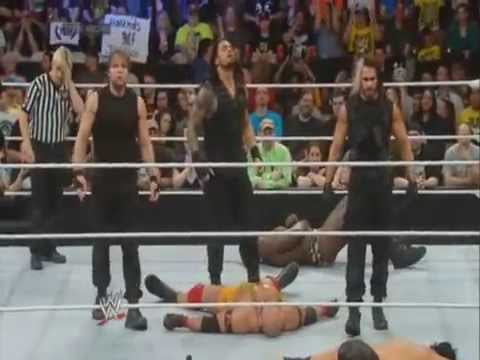 WWE Smackdown The Shield attack's everyone