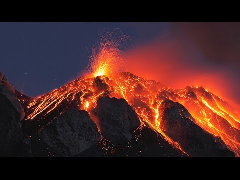 Volcano eruption - Lava Volcano eruption - Hawaii volcano - Lava lake - Lava flow- 2015