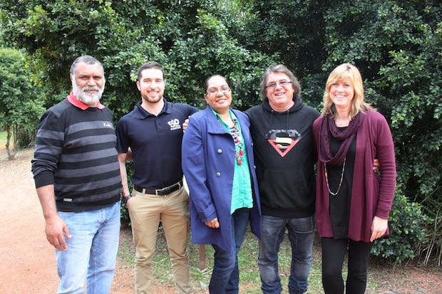 The Maynard Research Team: Dr Ray Kelly, Lachlan Russell (AIATSIS), Dr Lorina Barker, Professor John Maynard, Assoc Prof Victoria Haskins.