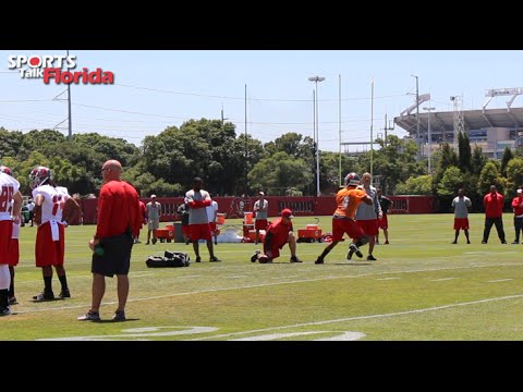 Jameis Winston at Tampa Bay Buccaneers Rookie Camp