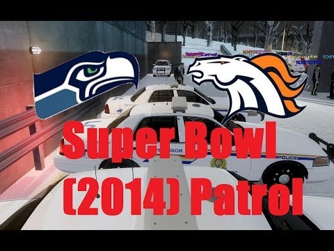 GTA IV RCMP Clan - Super Bowl (2014) Patrol! VERY HECTIC/BUSY