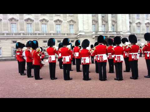 Game of Thrones theme song played by the Queen's guards