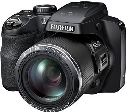 Fujifilm FinePix S9200 - 16MP CMOS Digital Camera with 50x Zoom, Full HD Video Recording, 3" LCD Display - Black (Certified Refurbished)