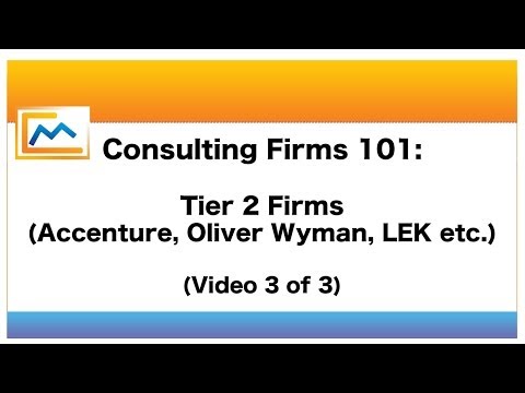 Consulting Firms 101: Tier 2 Firms