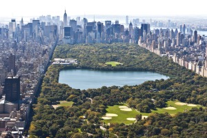 Manhattan and Central Park.
