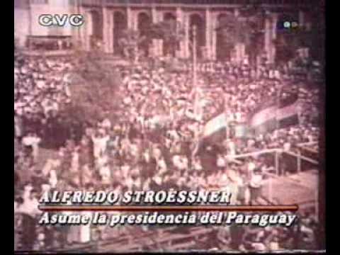 Alfredo Stroessner asume la presidencia del Paraguay 1954