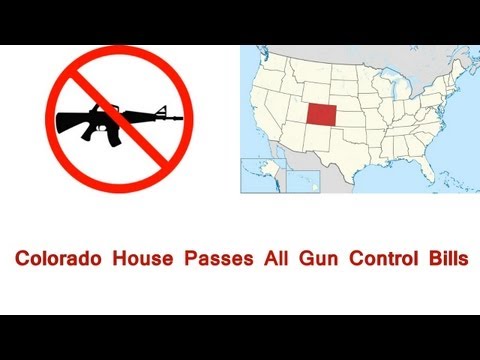 BREAKING NEWS: Colorado House Passes All Gun Control Bills