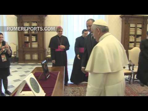 Pope meets with King and Queen of Tonga