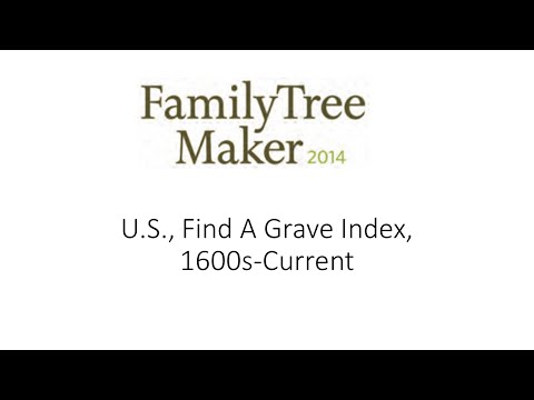 FTM2014 - Ancestry.com Find-A-Grave Hint