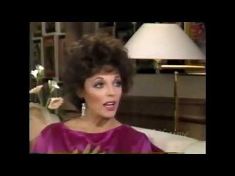 Joan Collins 1984 With Barbara Walters -Interviews Of A Lifetime