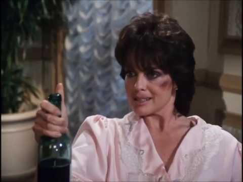 Dallas: SueEllen throws a bottle at Jr's head