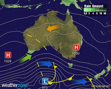 Synoptic chart for Friday