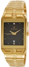 Titan Karishma Analog Black Dial Men's Watch - NE9151YM05A