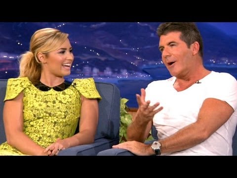 Simon Cowell & Demi Lovato Find Each Other Very Annoying - CONAN on TBS