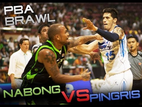 PBA Royal Rumble  - Kelly Nabong vs Marc Pingris Brawl  - GlobalPort vs San Mig Coffee 2013