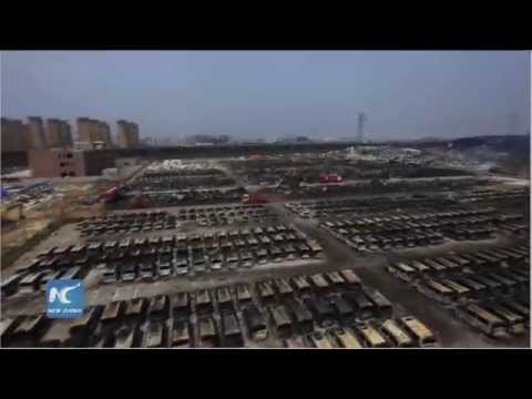 Shocking devastation: Drone captures panoramic view of Tianjin blast site