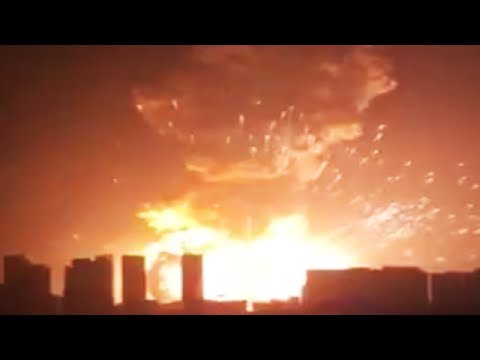 Fuel Depot Explodes In Tianjin China