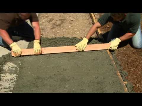 The Home Depot: How to Pour Concrete