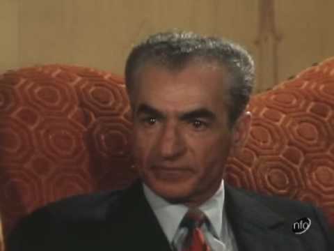 Shah Of Iran Critisizing Britain