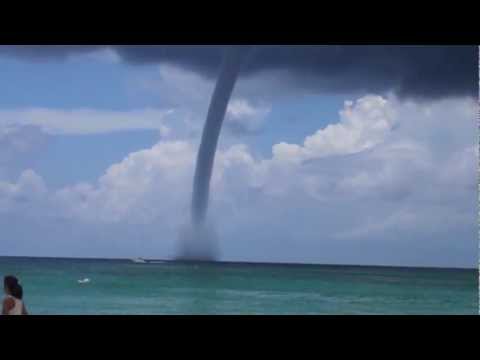 Waterspout Off Grand Cayman Island - 7 Mile Beach