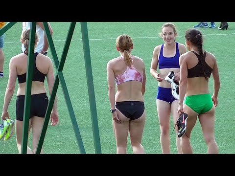 College Athletics Women's 100m Finals