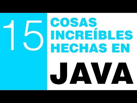 15 Cosas increíbles hechas en Java