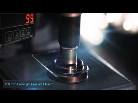 How tough is Corning® Gorilla® Glass 2? Corning puts it to the test.