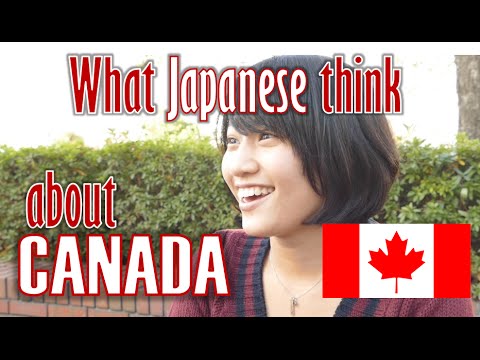 What Japanese think of Canada 大学生インタビュー・クイズ　(カナダ)