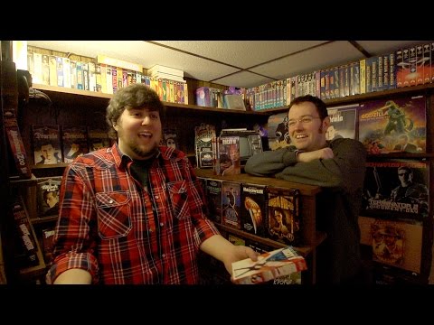 JonTron Visits the Cinemassacre VHS collection