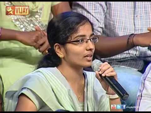 Neeya Naana - The most important issues of Tamilnadu