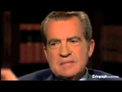 David Frost extracts apology from Richard Nixon in famed interview