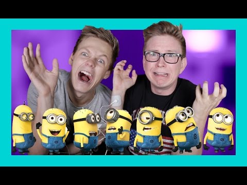 MINION TORTURE CHALLENGE (ft. Caspar Lee) | Tyler Oakley