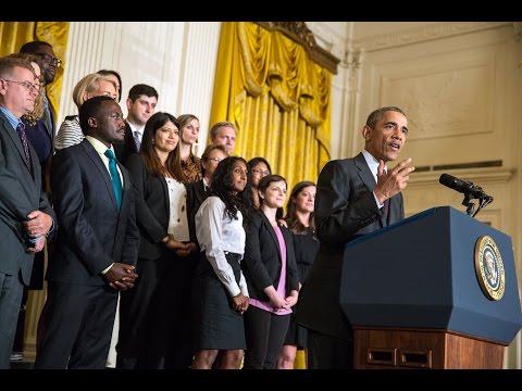 President Obama Hosts the First-Ever White House Demo Day