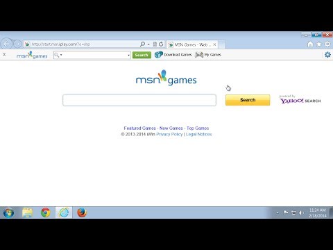 How to uninstall (remove) 'MSN games' search and toolbar (IE, Firefox)